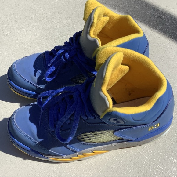 Nike Air Jordan 5 Retro Laney Varsity Royal Blue Shoes CI3287-400 Size 3 Youth - Picture 4 of 11
